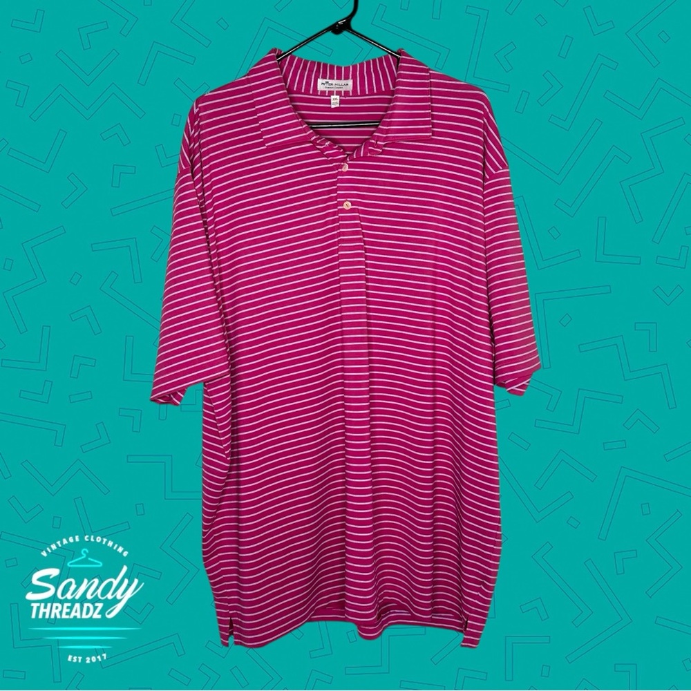 Peter Millar Summer comfort striped Polo Shirt - Picture 2 of 6